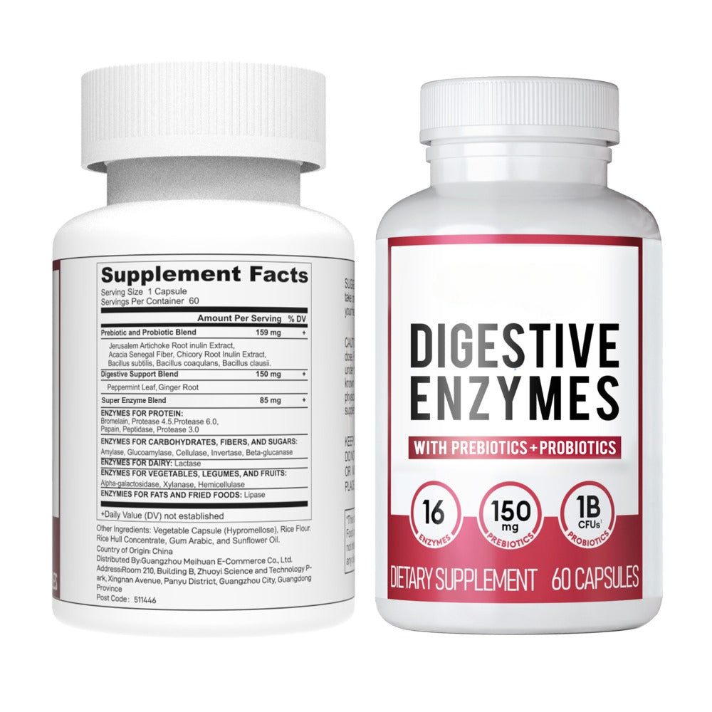 RADIANZ™  - DIGESTIVE ENZYMES 60CT + 60B PROBIOTIC 30CT