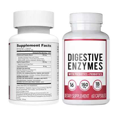 RADIANZ™  - DIGESTIVE ENZYMES 60CT + 60B PROBIOTIC 30CT