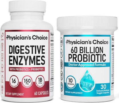 RADIANZ™  - DIGESTIVE ENZYMES 60CT + 60B PROBIOTIC 30CT