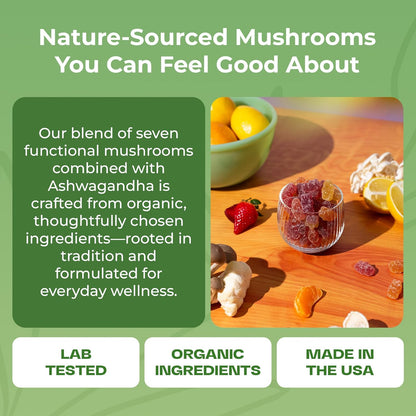 Radianz™ Mushroom Ashwagandha Gummies (LIMITED TIME OFFER)