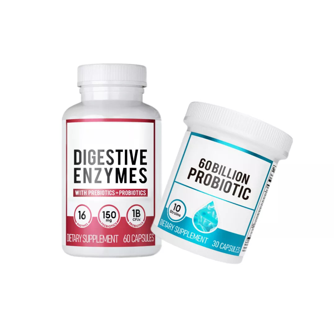 RADIANZ™  - DIGESTIVE ENZYMES 60CT + 60B PROBIOTIC 30CT